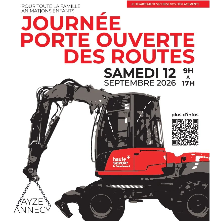 Affiche de l'événement Journée Portes Ouvertes du service départemental des routes