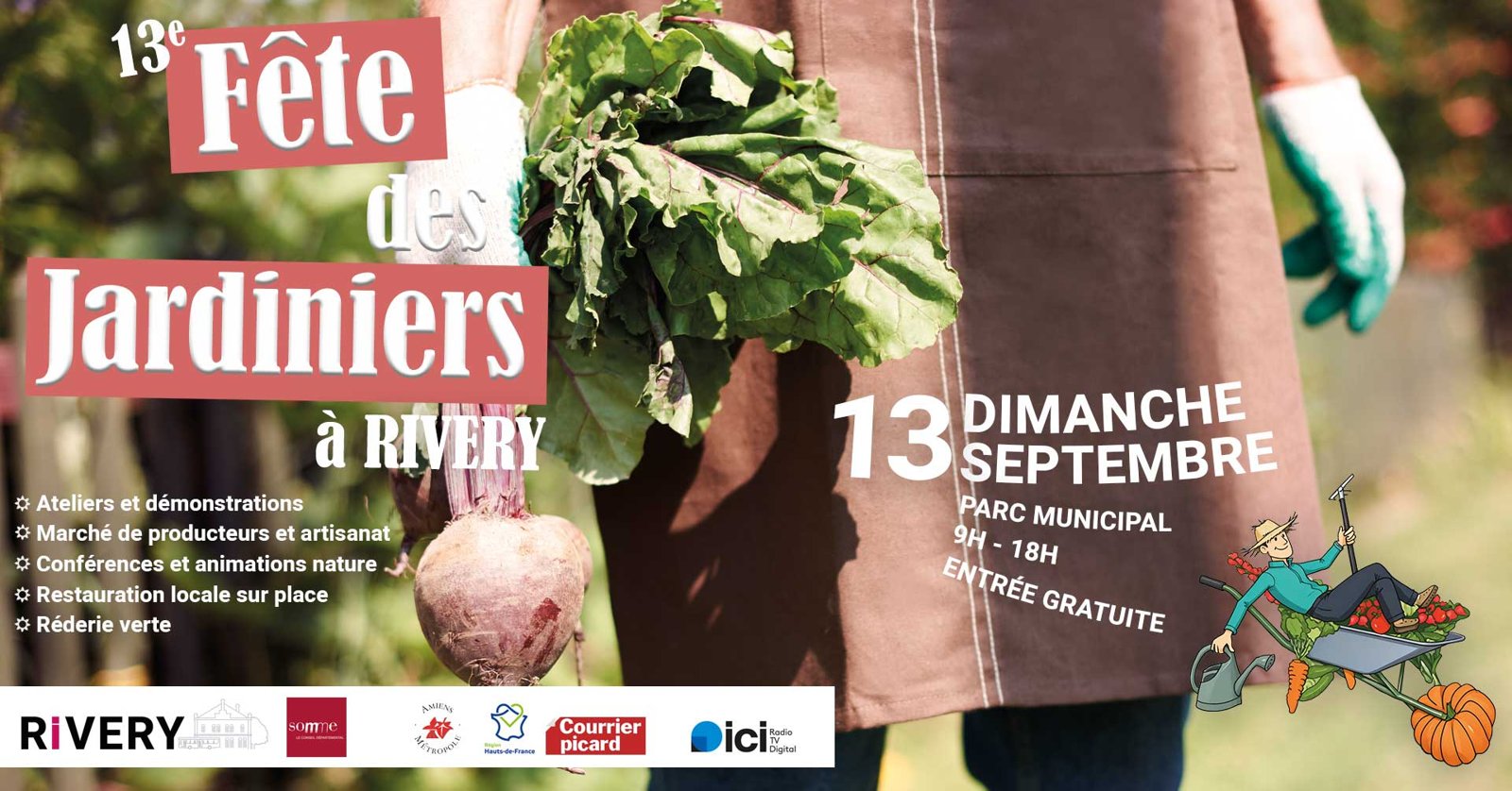 Affiche de l'événement 13ème Fête des Jardiniers