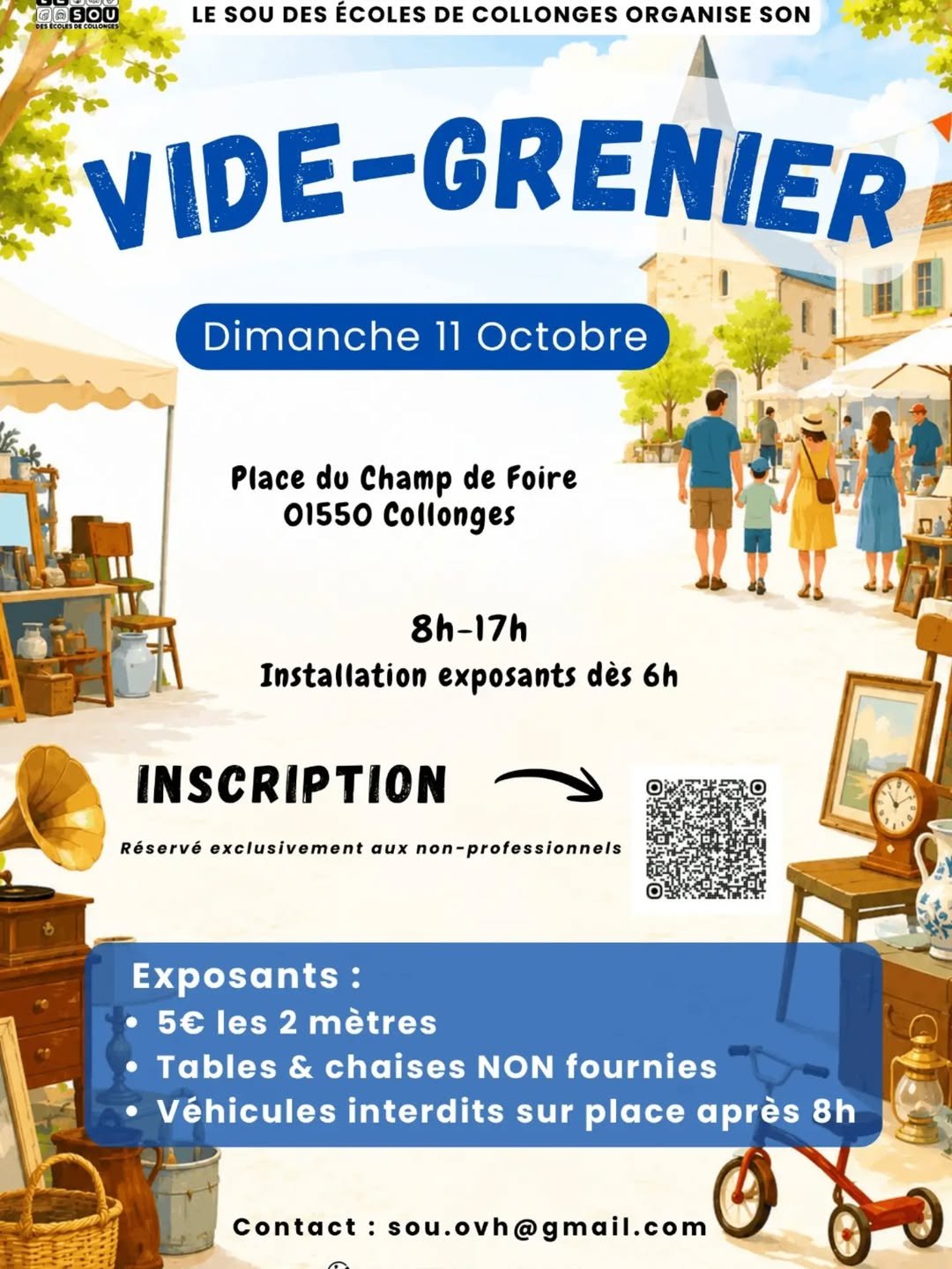 Affiche de l'événement Vide-grenier