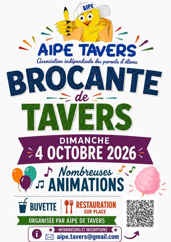 Affiche de l'événement Brocante de Tavers