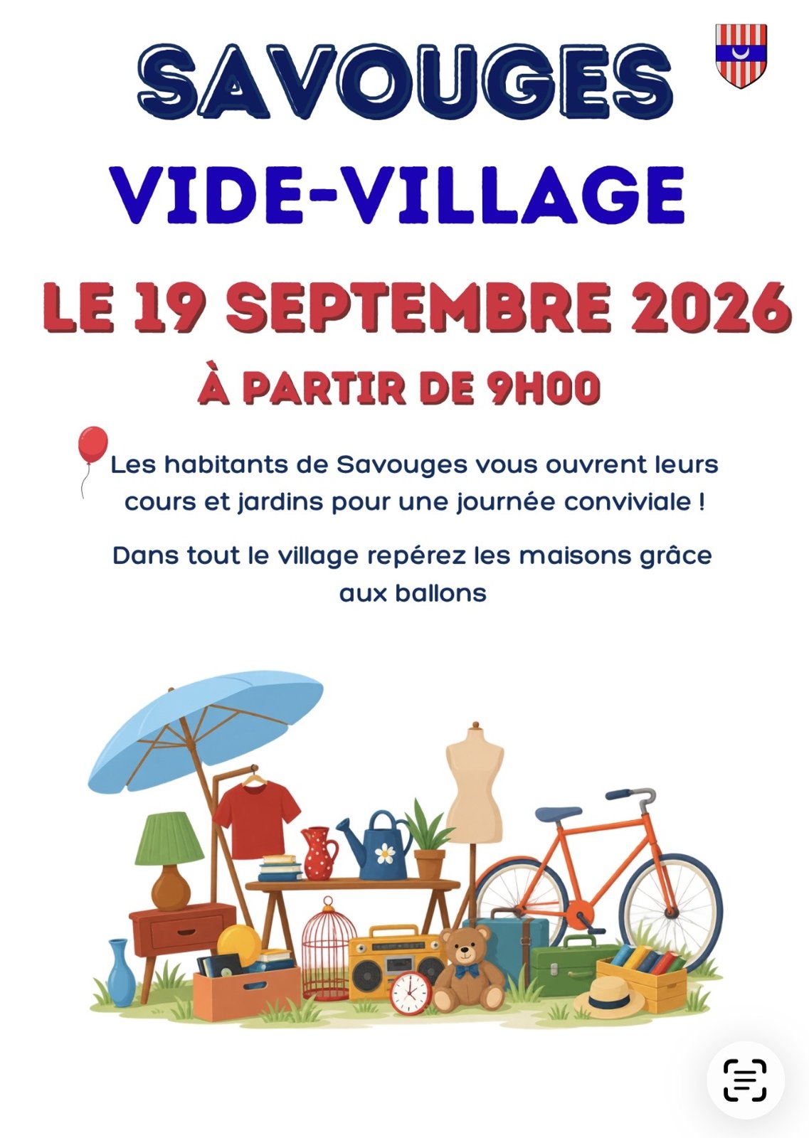 Affiche de l'événement Vide village