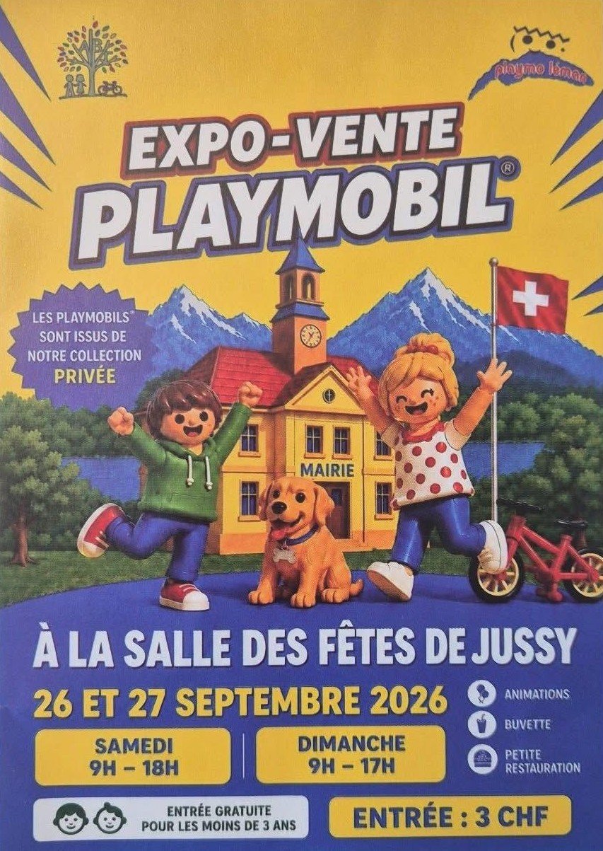Affiche de l'événement Expo-vente Playmobil