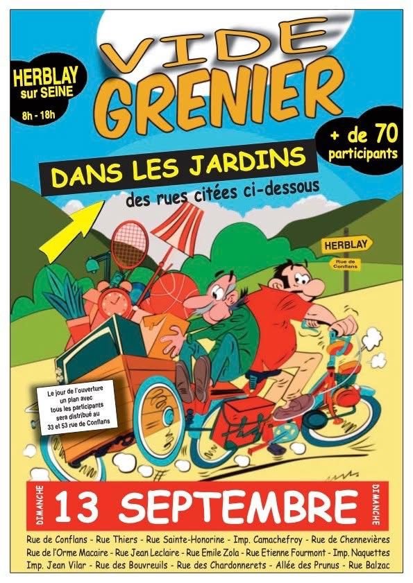 Affiche de l'événement VIDE GRENIER
