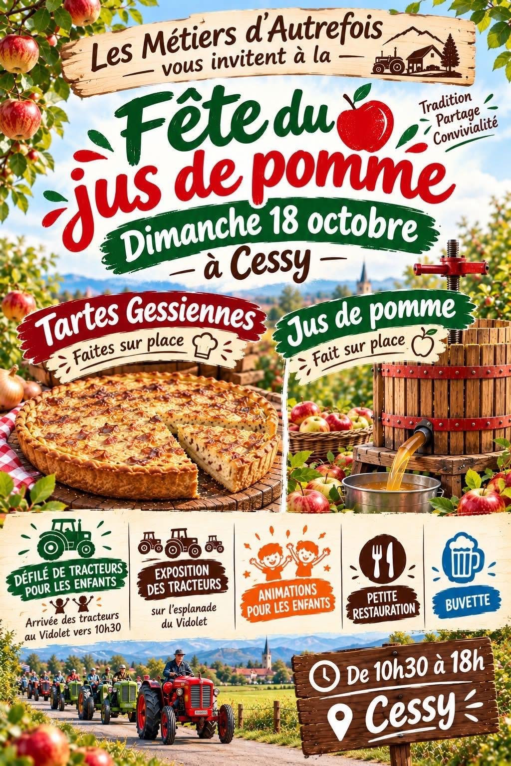 Affiche de l'événement Fête du jus de pomme