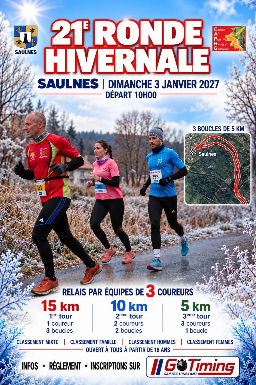 Affiche de l'événement 21ᵉ Ronde Hivernale