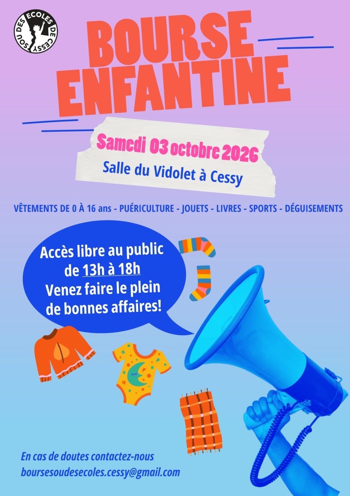 Affiche de l'événement Bourse Enfantine