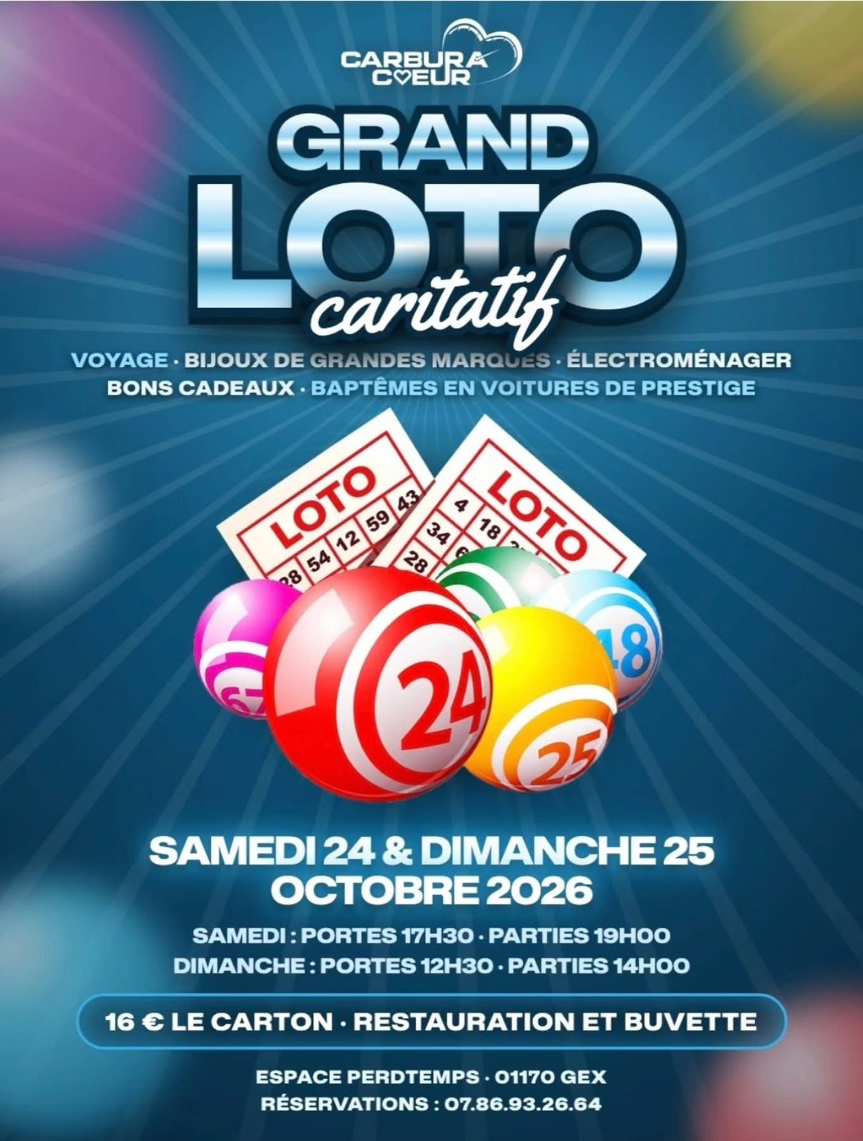 Affiche de l'événement Grand Loto caritatif