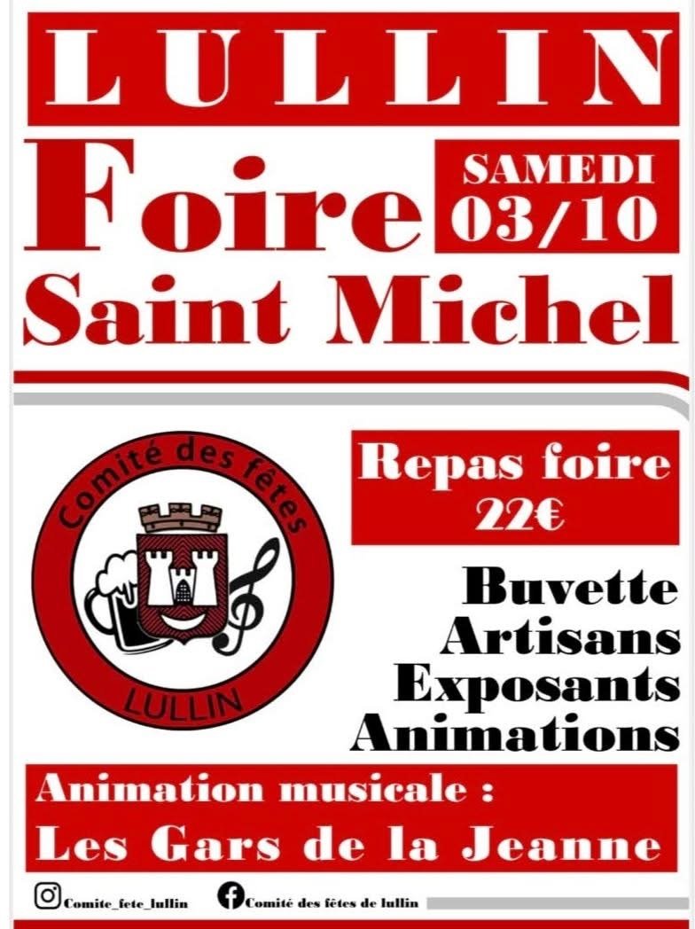 Affiche de l'événement Foire Saint Michel de Lullin