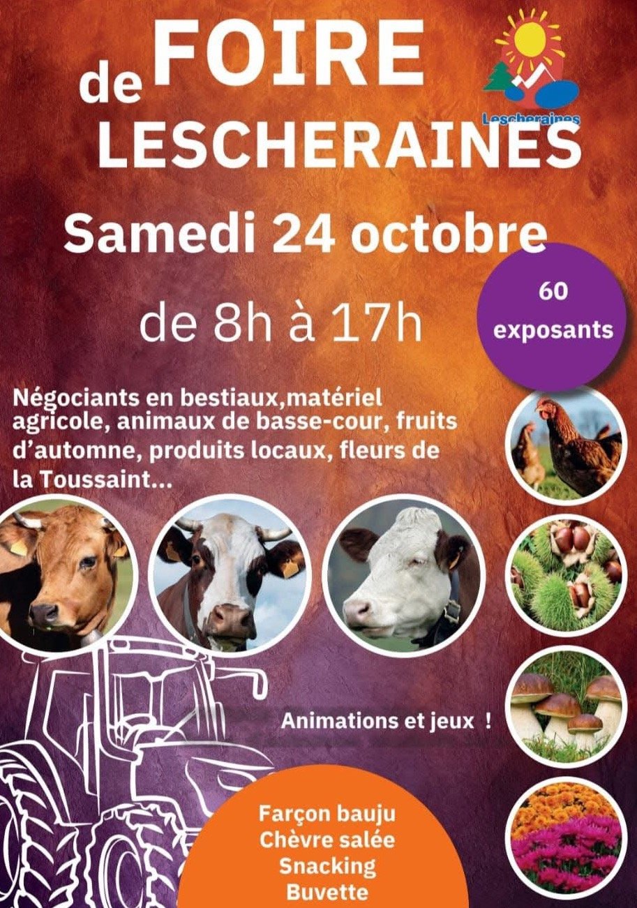 Affiche de l'événement Foire de Lescheraines