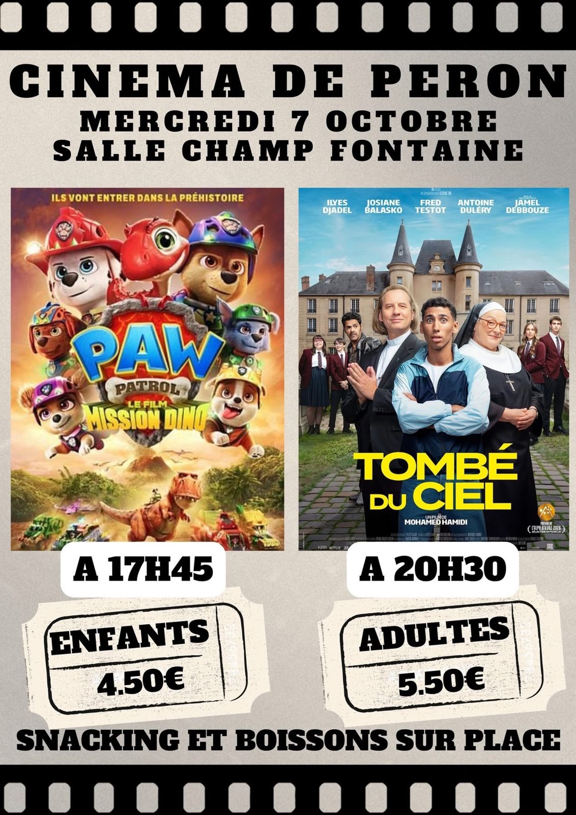 Affiche de l'événement Cinéma de Péron