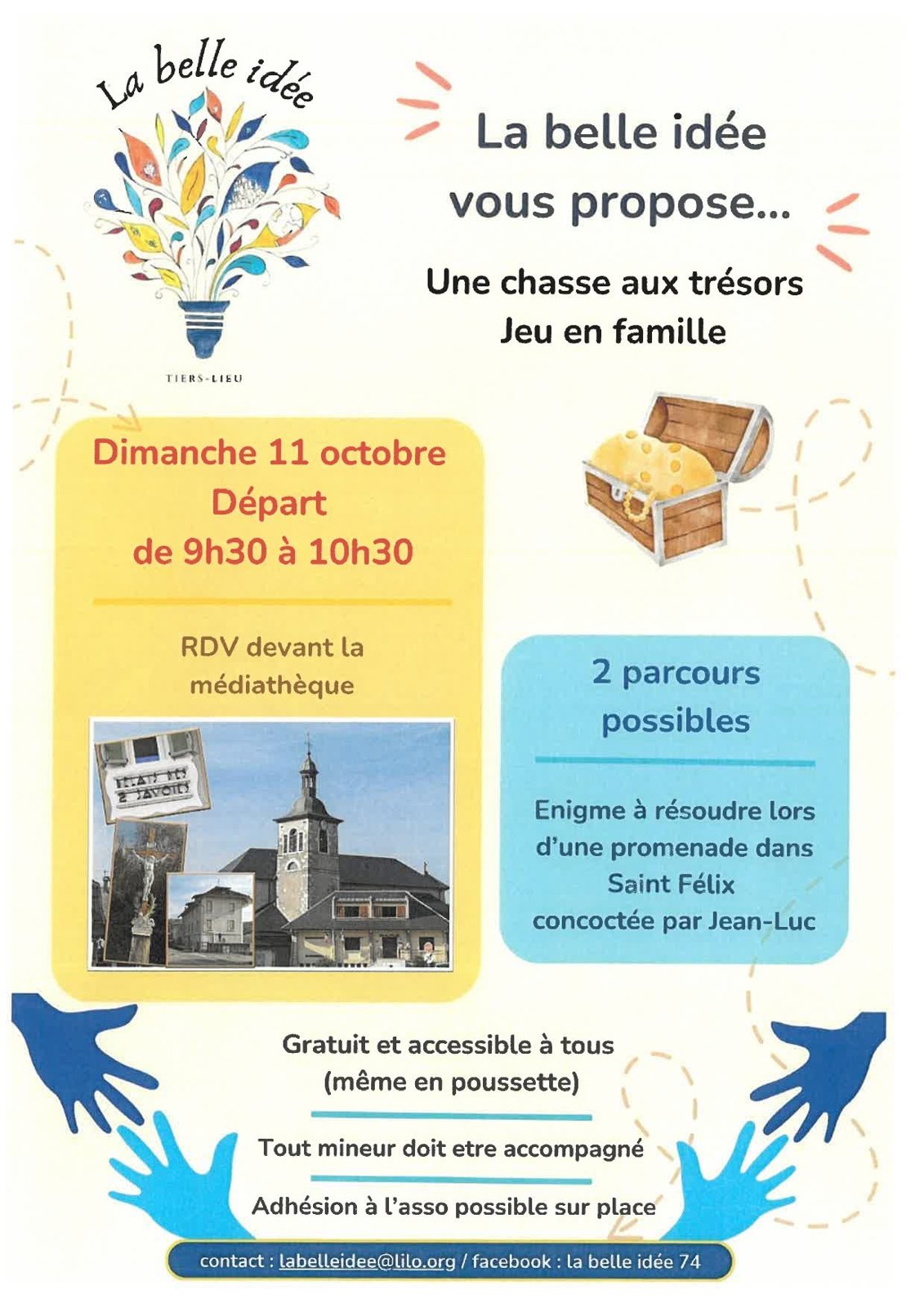 Affiche de l'événement Chasse aux trésors - Jeu en famille
