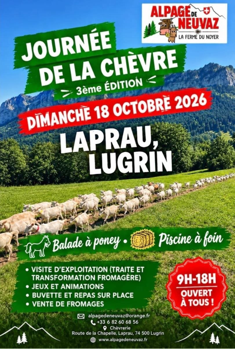 Affiche de l'événement Journée de la Chèvre — 3ème édition