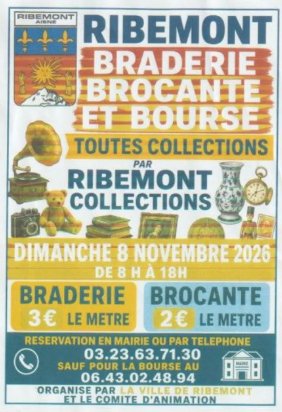 Affiche de l'événement Braderie, Brocante & Bourse toutes collections